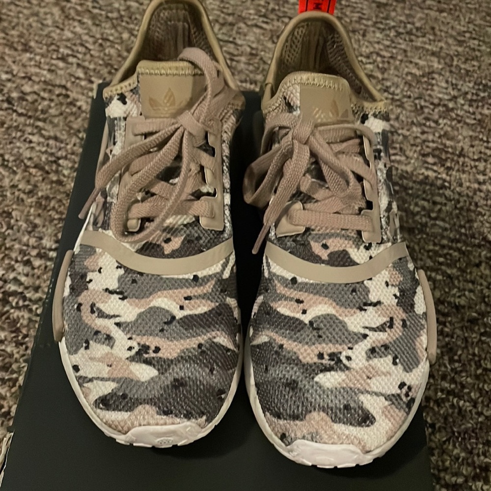 Kids NMD camo like new with box